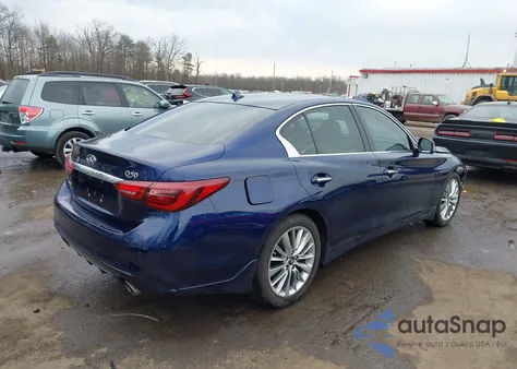 2023 Infiniti Q50 Luxe Awd z USA, uszkodzony, nr VIN JN1EV7BR1PM541348